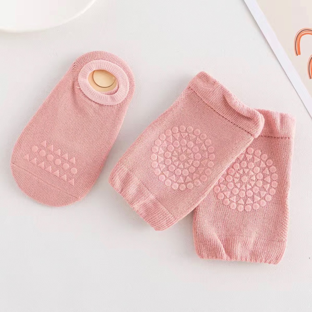 BabyKnee Pads and socks, Toddler Anti-slip Crawling Protection, age 1 to 3